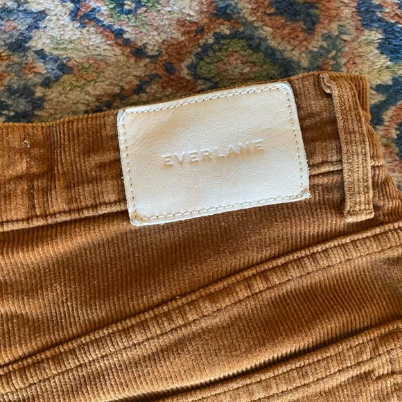 Everlane Baby Cord Cheeky Crop Brown Corduroy - waist size 24 - Picture 6 of 10